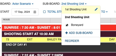 Change active board (Windows)