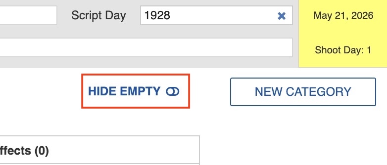 Breakdown window options