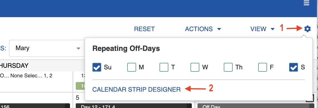 Calendar Strip Designer