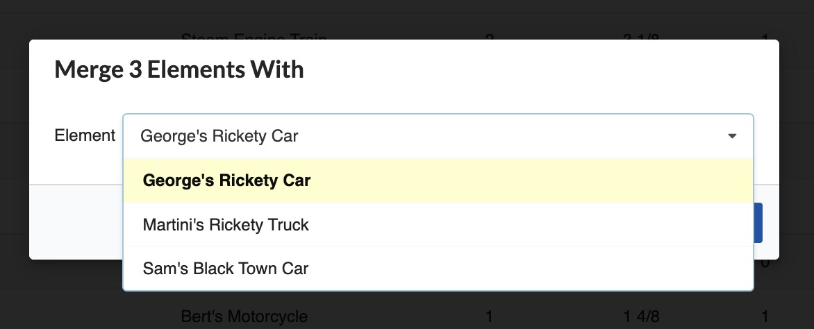 Select Element to keep
