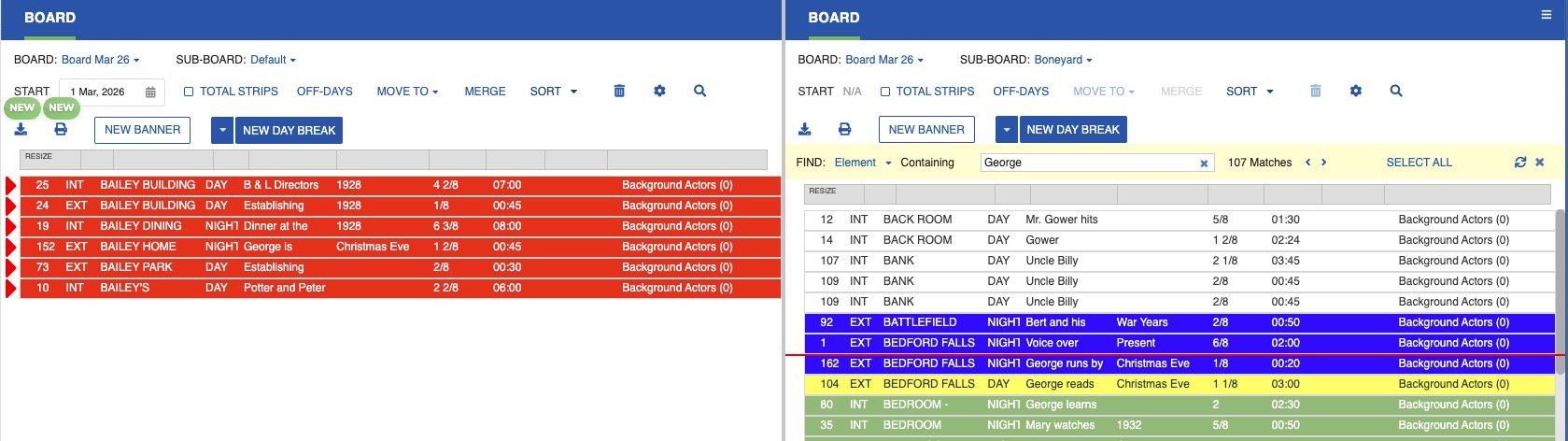 Drag and drop between panels